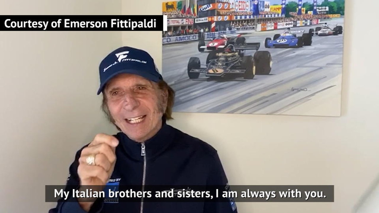 F1 champion Fittipaldi addresses fellow Italians during coronavirus pandemic