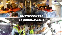 À quoi ressemble le TGV médicalisé qui va évacuer des malades du Grand Est