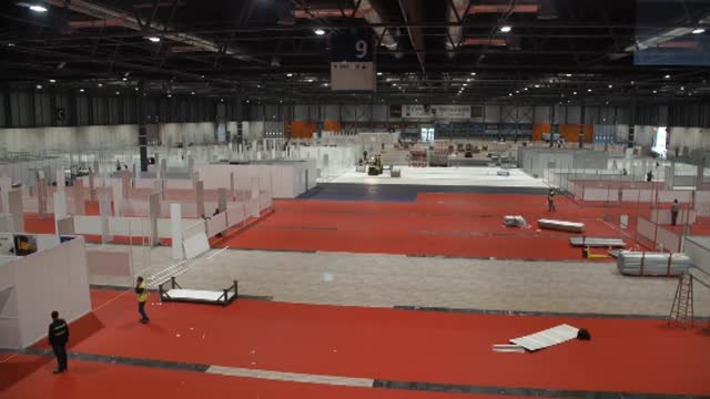 Convierten el Ifema en un hospital de campaña en seis días