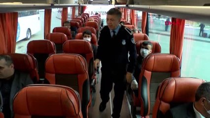 Ankara'da yolcu otobüslerinde zabıta denetimi