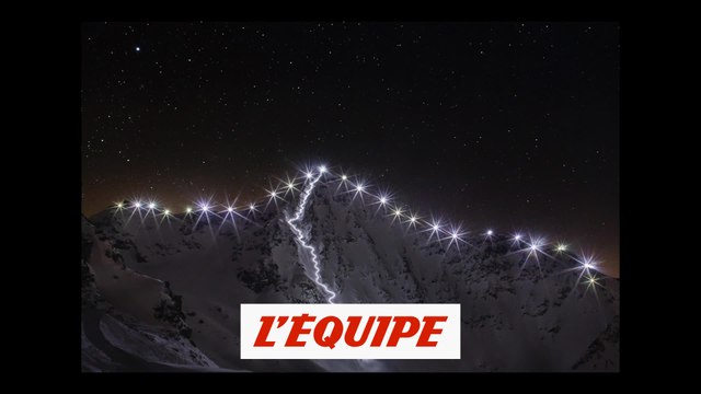 ils illuminent le Bec des Rosses de Verbier de nuit - Adrénaline - Ski/snow freeride