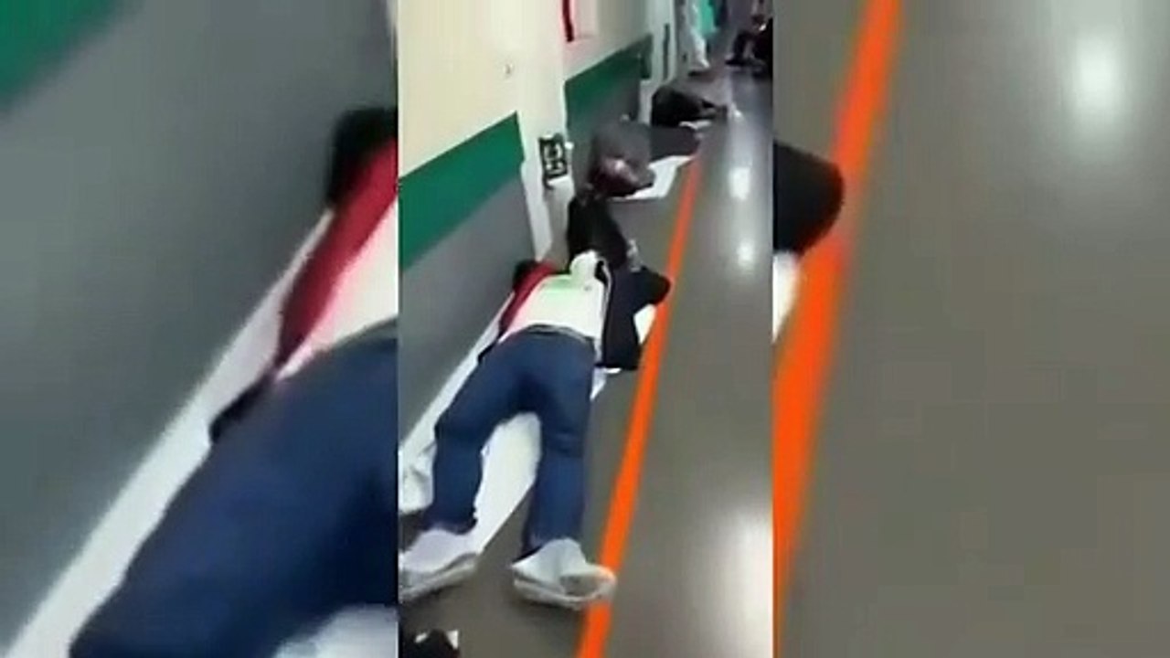 Vídeo impactante mostra o verdadeiro caos num hospital mesmo aqui ao lado