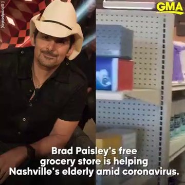 Brad Paisley’s free grocery store is delivering food to elderly amid coronavirus