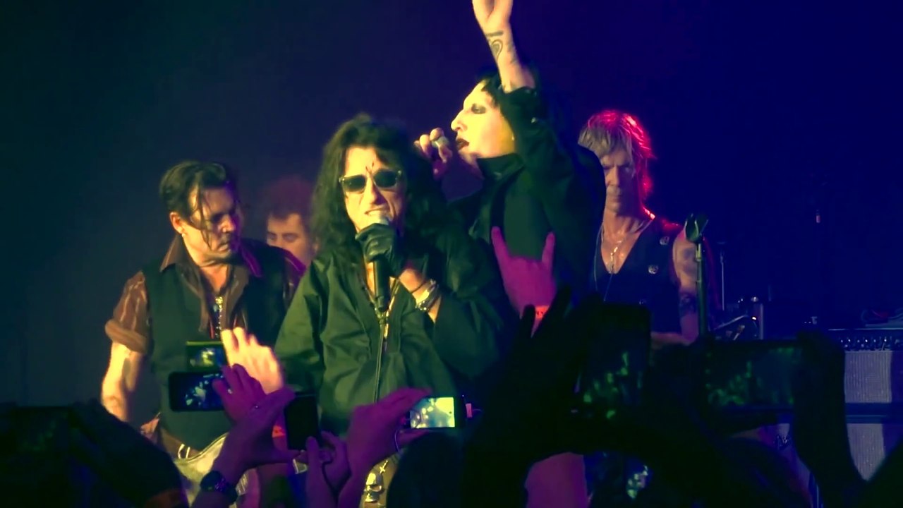 Hollywood Vampires feat. Marilyn Manson - I'm Eighteen (Night @2 at The Roxy)[Full HD]