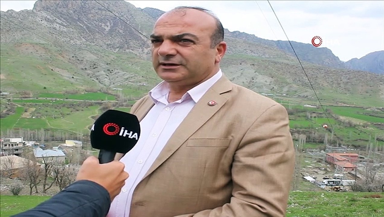 Teröristler köprü inşaatına mayın yerleştirmiş