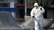 Nevşehir Belediyesi'nden koronavirüs temizliği: Foşur foşur yıkadık