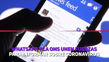 WhatsApp y la OMS unen fuerzas para informar sobre coronavirus