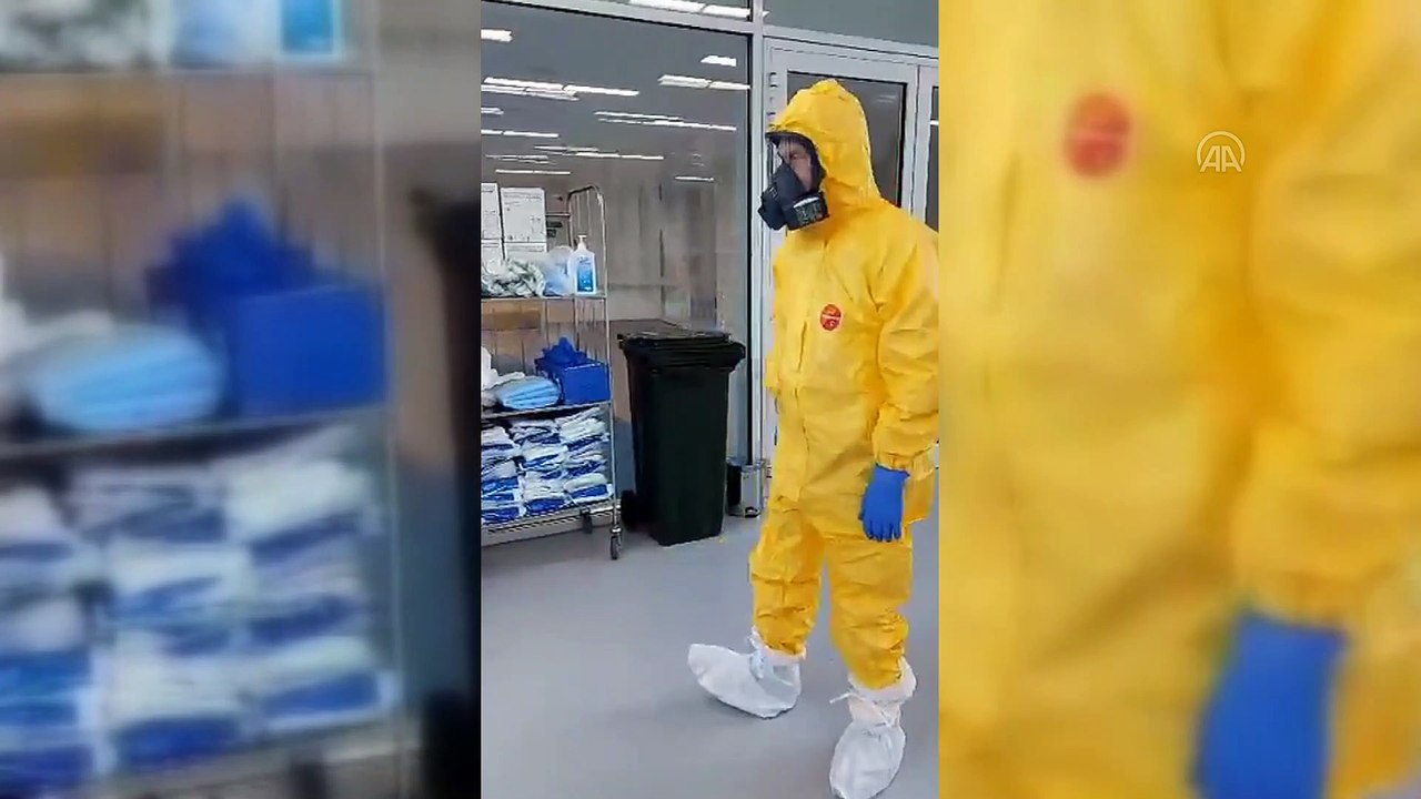 Rusya Devlet Başkanı Putin Kommunarka Hastanesini ziyaret etti - MOSKOVA