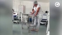 Profissionais de hospital de Vitória trabalham sem luvas e máscaras