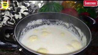 Rasmalai Recipe | Rasmalai with Milk Powder | Indian Sweet Dish | #HomeMade Recipes by #KhansaSehar