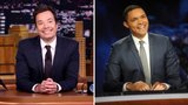 Jimmy Fallon Virtually Interviews Trevor Noah On Hosting Late-Night TV During Coronavirus | THR News