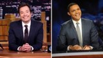 Jimmy Fallon Virtually Interviews Trevor Noah On Hosting Late-Night TV During Coronavirus | THR News