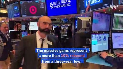 Dow Rallies More Than 2,000 Points on Stimulus Hopes