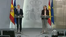 Marlaska y Maroto en rueda de prensa