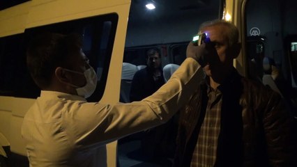 Adıyaman'a giriş ve çıkış yapan yolcular, sağlık kontrolünden geçiriliyor