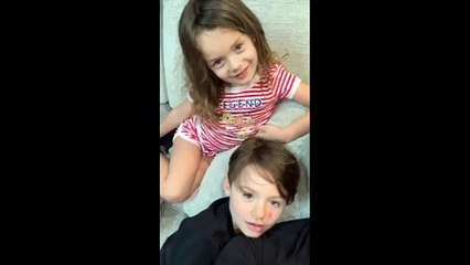 Ramiro Fumazoni y Jessica Mas nos invitan a ejercitarnos en casa con toda la familia