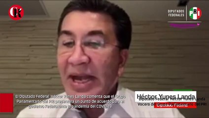 Diputado Federal  Héctor Yunes LandaVocero del Grupo Parlamentario del PRI