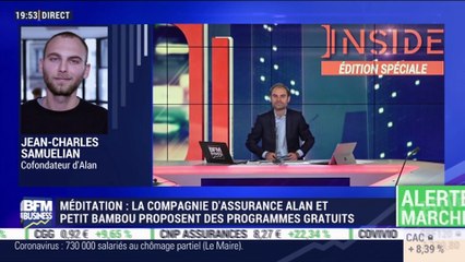 Édition spéciale : La compagnie d'assurance Alan et Petit BamBou proposent des programmes de méditation gratuits - 24/03