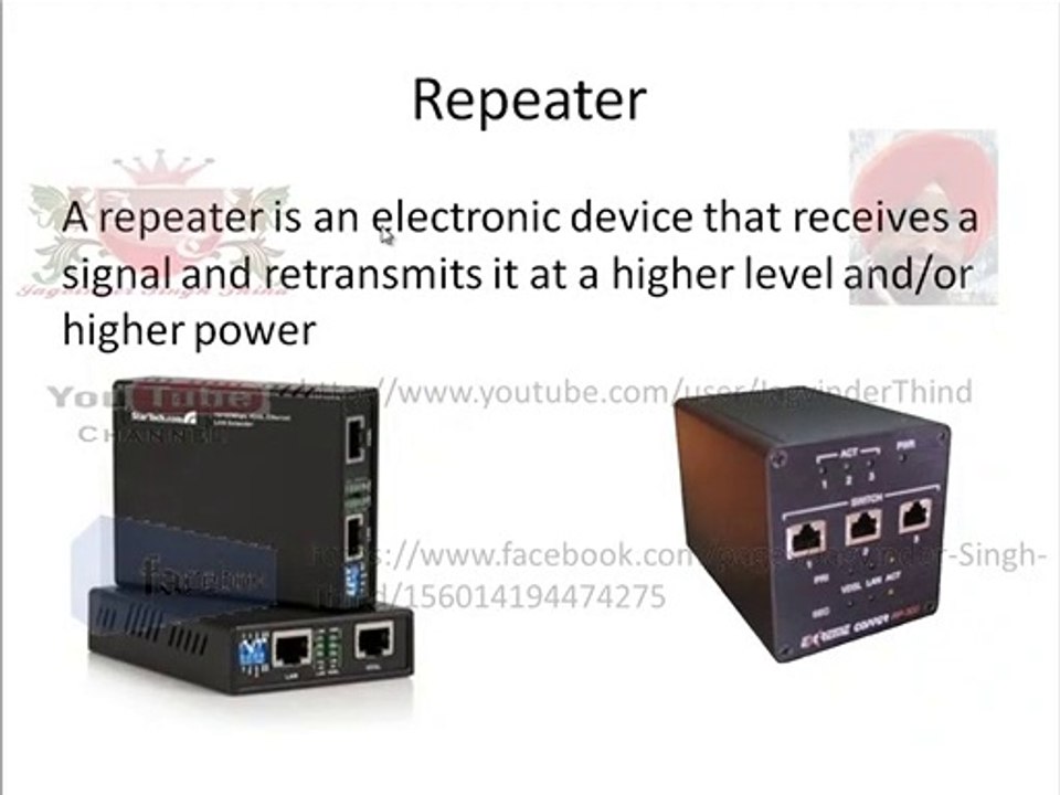 24.नेटवर्किंग में Repeater in Networking - Networking Devices - Part 1