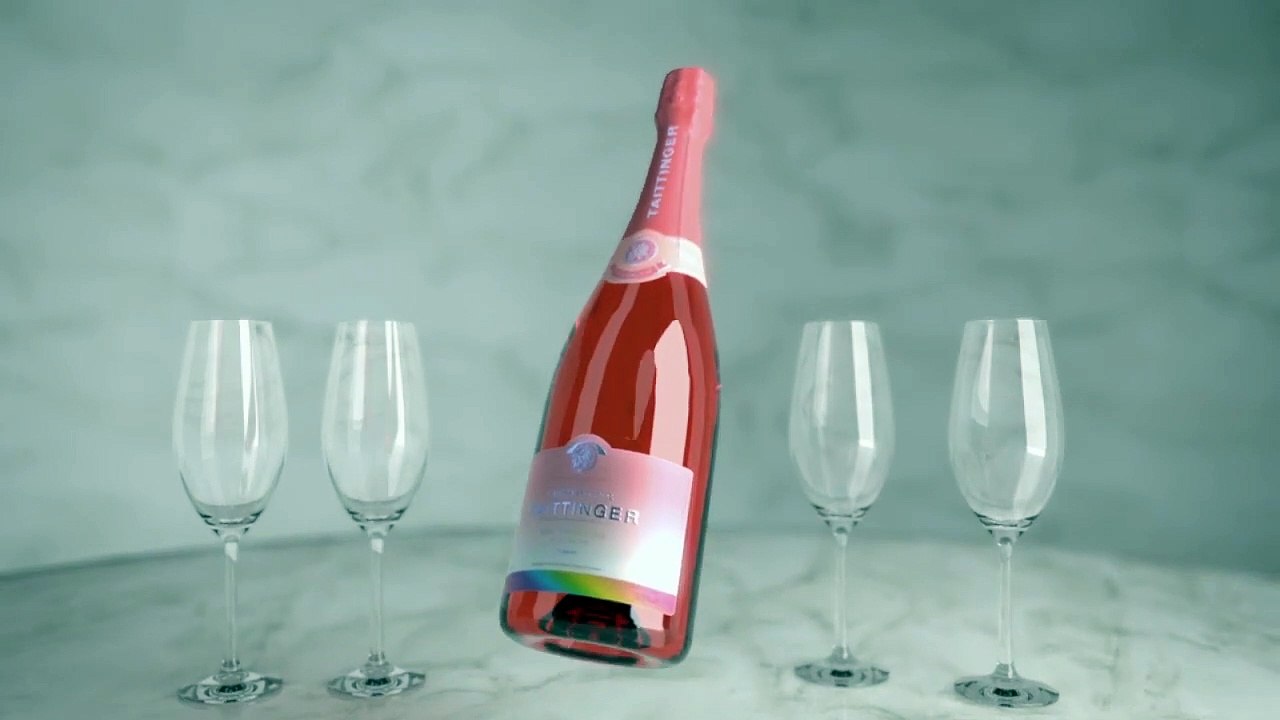 Promotion Tattinger Video Wall 3D short video