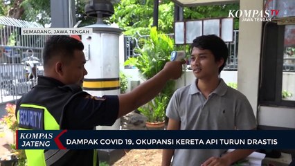 Dampak Covid-19, Okupansi Kereta Api Turun Dratis