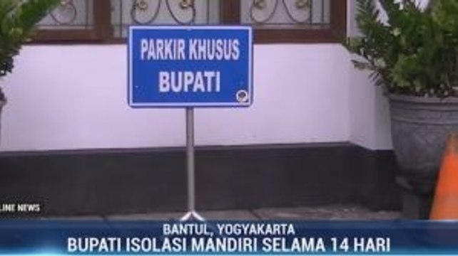Usai Jenguk Pasien Positif Covid-19, Bupati Bantul Mengisolasi Diri