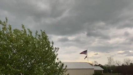 Eerie sirens warn of upcoming tornado
