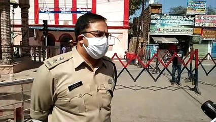 मथुरा: शहर में लगाए गए बेरिकेटिंग, नियम तोड़ने वालों पर होगी कड़ी कार्यवाही-एसएसपी