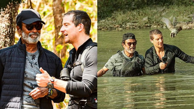 Rajinikanth made his historic tv debut 'Into The Wild' With Bear Grylls