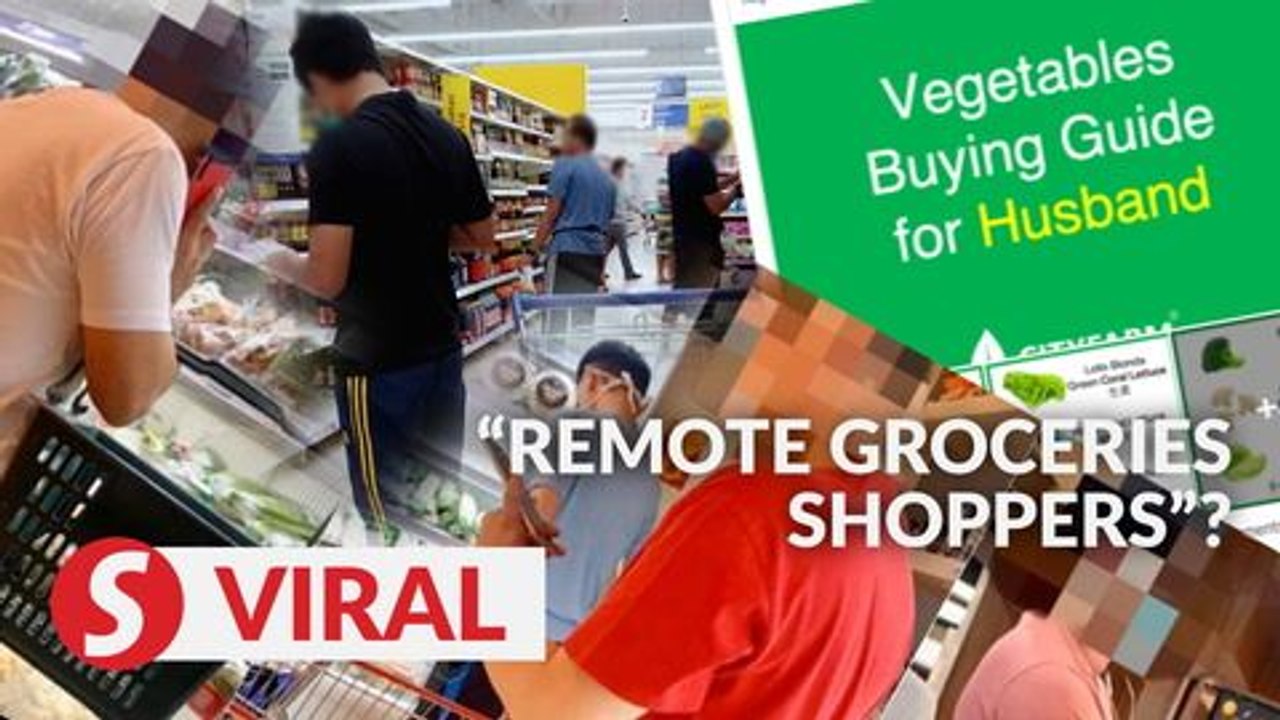 When (some) husbands go grocery shopping