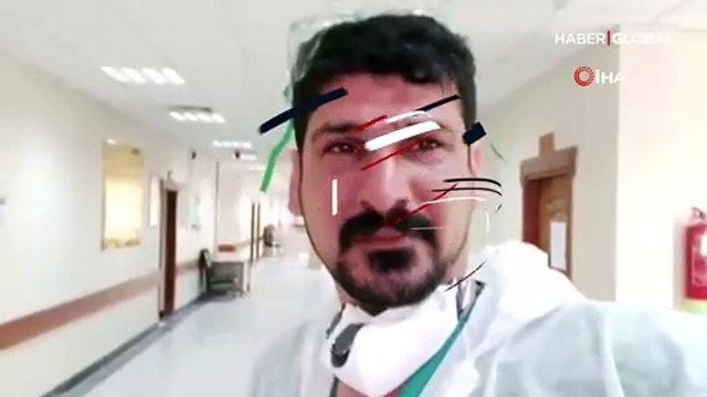 Doktor gözyaşları içinde seslendi: Hayatlarımızı sizin için feda ettik. Lütfen evde kalın