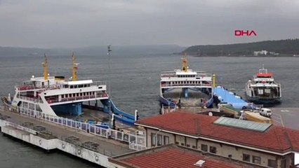 Gökçeada'ya feribot seferleri iptal edildi