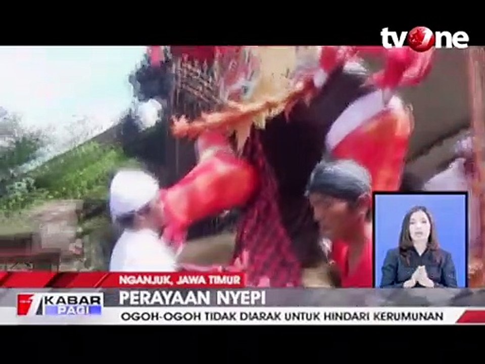 Perayaan Nyepi di Nganjuk, Ogoh-ogoh Tidak Diarak