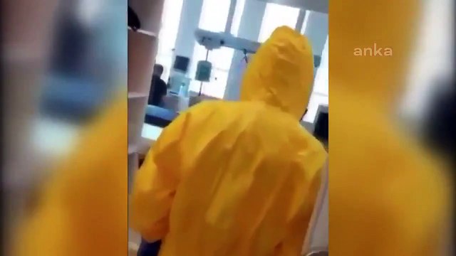 Rusya Devlet Başkanı Putin, tulum ve maskeyle 'Koronavirüs hastanesinde'