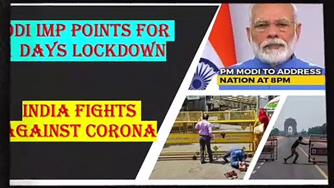 PM ADDRESS TO NATION | INDIA FIGHTS CORONA | 21 DAYS LOCKDOWN
