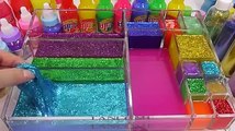 Glitter Mixing Slime Mix Learn Colors Clay Surprise Eggs Toys For Kids