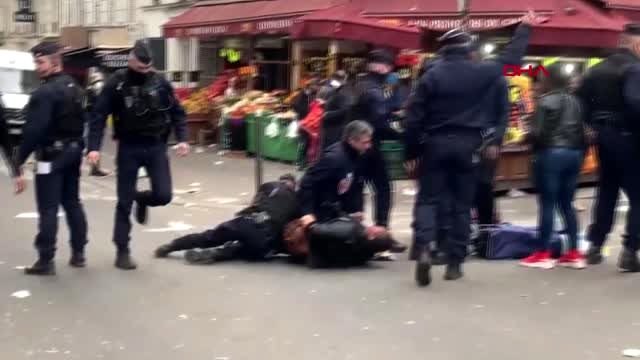 Fransa'da sokağa çıkma yasağına uymayanlara sert müdahale