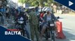 Security personnel sa checkpoints mahigpit na ipinatutupad ang social distancing