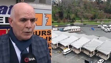 Otobüssüz Kalan Harem Otogarı Havadan Görüntülendi