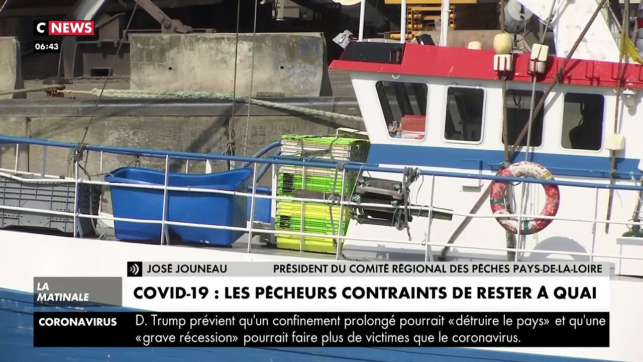 VIRUS - Aux Sables-d’Olonne, les pêcheurs ont décidé de ne plus sortir en mer en raison de l’épidémie de coronavirus - VIDEO