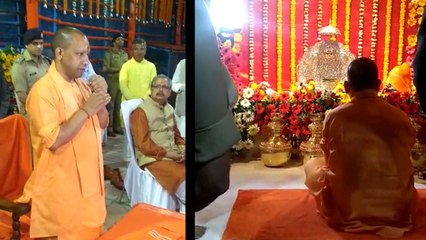 लॉकडाउन की पीएम मोदी के अपील के बाद अयोध्या पहुंचे सीएम योगी,अस्थायी मंदिर में रामलला को किया शिफ्ट