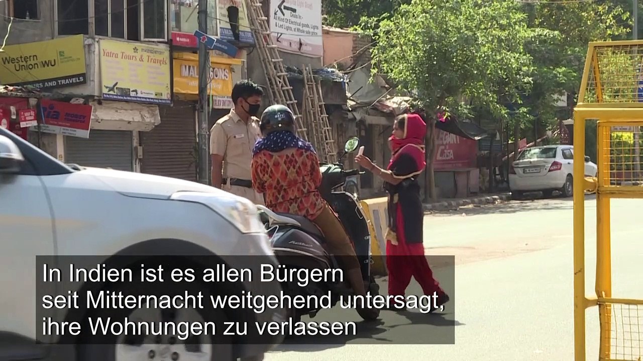 'Vollständige Ausgangssperre' für alle 1,3 Milliarden Inder