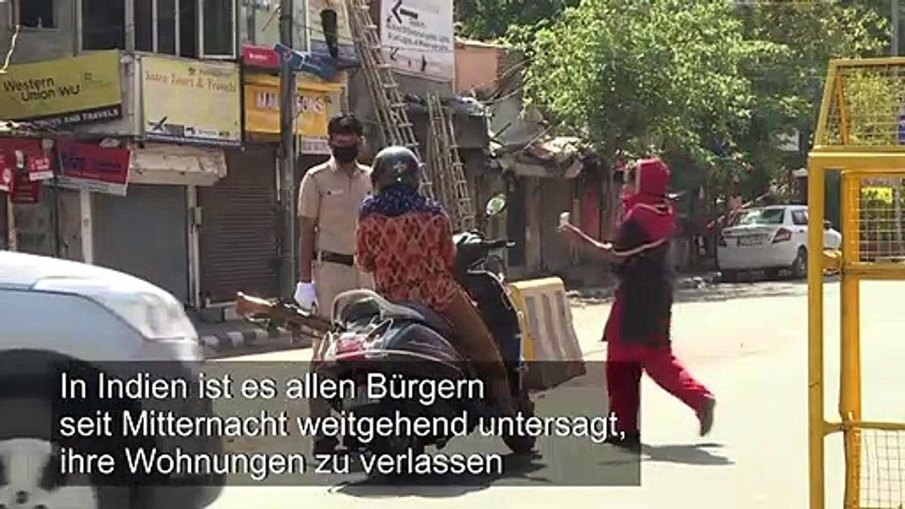 "vollständige ausgangssperre" für alle 1,3 milliarden inder