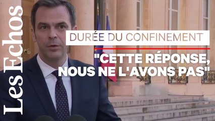 "Tant que le confinement devra durer, il durera", affirme Olivier Véran