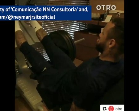 PSG and Brazil Neymar keeps his fitness sharp during self-isolation