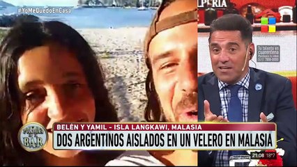 Dos argentinos varados en un velero en Malasia