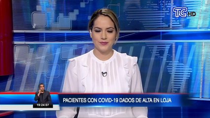 Seis pacientes con COVID-19 fueron dadas de alta en Loja