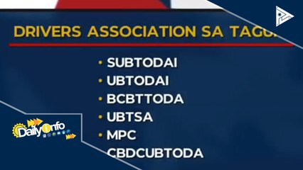 Ilang PUV drivers sa Taguig, nakatanggap na ng cash assistance