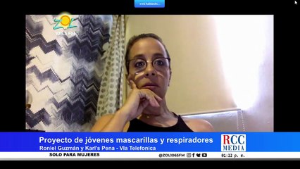 Roniel Guzmán y Karl’s Peña nos hablan sobre proyecto de jóvenes mascarillas y respiradores