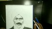 How to draw Mahakavi Bharathiyar Pencil Drawing| Speed up Pencil Sketching| Suresh Marikannan#Its for you# |1|